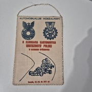 Automobilklub Koszalinski Koszalin 1977 r proporczyk