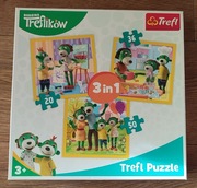 Puzzle 3w1 Rodzina Treflików 