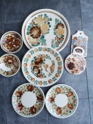 Ceramiczne ręcznie malowane talerze z WŁOCŁAWKA