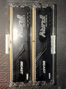 pamięć RAM Kingston FURY Beast 16GB (2 x 8GB) 3200 CL16 Czarny