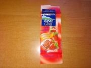 Alpen Gold Stollwerck czekolada truskawkowa 2003 puste opakowanie