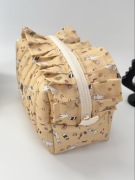 Quilted Essential Boxy Pouch with Cute Prints Pattern