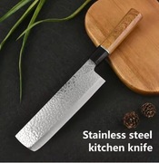 Nóż stal nierdzewna, mega ostry, zdobiony laserowo