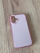 Różowe etui Iphone 16 matowe plecki róż