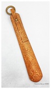 Łyżka do butów, skóra+metal, 25cm 