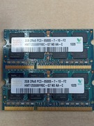 Pamięć 4GB (2x2GB) DDR3 PC3-8500S 1066MHz SODIMM HYNIX