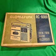 Gloriafunk RC-6000 UKW/MW Radio Recorder + ORYGINALNE PUDEŁKO Vintage 6000