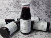 4 butelki 100% sok wytłaczany ze świdośliwy - borówki kanadyjskiej