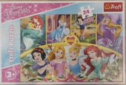 Puzzle Trefl 24 elementów Puzzle Maxi Księżniczki Magia wspomnień 24