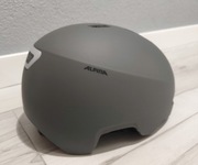 Alpina Brooklyn Kask rowerowy miejski światełko LED daszek rozmiar M