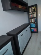 Zestaw mebli venge /szare fronty 