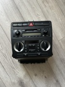 Obudowa razem z radiem, przyciskami i klimatronikiem Audi a3 8p