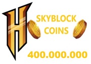 MINECRAFT HYPIXEL COINS 400M 400.000.000 SKYBLOCK COINS MONETY GOLD HYPIXEL