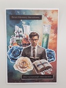 Kartka na Dzień Edukacji Narodowej dla nauczyciela rękodzieło 