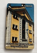 Drewniany magnes na lodówkę RUMUNIA SIGHET Bukareszt Braszów Gałacz (7)