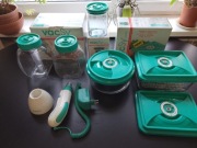 Duży zestaw Zepter vacsy pojemniki próżniowe