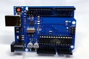 Uno R3 USB typ B klon Zgodne z Arduino Uno  + obudowa ABS+przewód USB 30cm