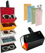 Organizer Etui Podróżne Szkatułka rozkładana na Okulary XXL 6 Przegródek