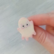 Broszka "Duch", prezent, na urodziny, Halloween 