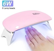 Mini lampa UV, suszarka 6 W do paznokci żelowych 