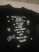 Koszulka t-shirt FAN lil peep nazwy piosenek album 