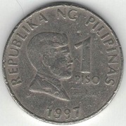 Filipiny 1 piso peso 1997 - 24 mm - nr 1
