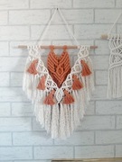 Makrama dekoracja ścienna boho handmade rękodzieło