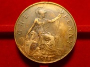 WM-C1 Wielka Brytania 1 pens penny 1918 KN
