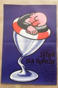 PLAKAT Setka dla kurażu Flisak 77' pierwodruk