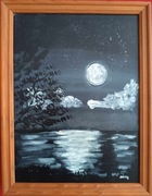 obraz akryl TYTUL-MAFICZNA NOC 18x24  cm 