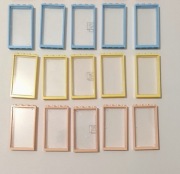 Klocki mix 04 - okna witryny drzwi pastelowe 15 szt.