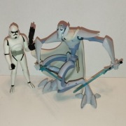 Star Wars-Animed Style- General Grievous & Clone Trooper