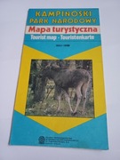 Kampinoski Park Narodowy, mapa turystyczna.