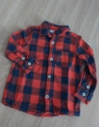 koszula w kratę na 86 cm