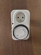 2x Programator czasowy TANDA do wnętrz z uziemieniem biały