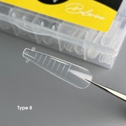 NAILSOFTHEDAY Dual Form Balerina (Typ 8) – górne formy do przedłużania 