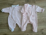 2 x Pajacyk niemowlęcy ocieplany Next rozm. New born