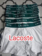 Bokserki męskie Lacoste białe 6 szt M , patrz fotki i opis 