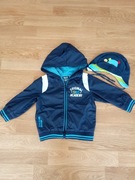 Śliczna Kurtka Minoti 80/86 +czapka