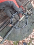 Stara linka w pancerzu końcówka grzybek, dla rowerów, motorowerów,motocykli