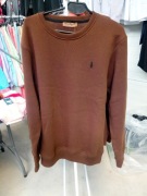 Bluza męska brązowa ocieplana r XL