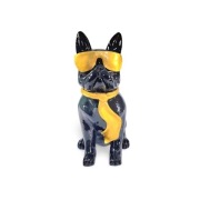 Figura Dekoracja Buldog Francuski w Okularach Duży