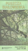 Puszcza Białowieska - mapa turystyczna