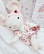 Lalka Myszka Uszyte Uszate ręcznie szyta przytulanka szmacianka handmade