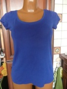 Bluzka tshirt  chabrowy  Camaieu bawełna 36/38