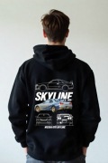 Męska Czarna Bluza M Nissan GTR Skyline