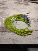 25szt Przewód 2.5mm Uziemiający Linka Żółto-Zielona z Oczkiem M4 – 29cm