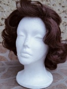 Peruka naturalna Czekoladowo kasztanowy