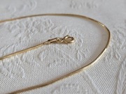 Łańcuszek LINKA  ,srebro pr.925  POZŁACANE