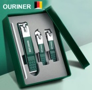 4-częściowy Niemiecki Zestaw do paznokci Obcinacze, pilnik Stal nierdzewna 